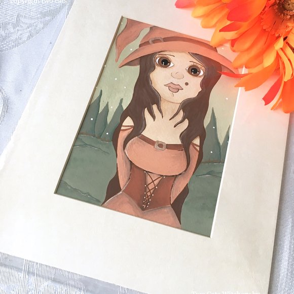 Forest Witch Original Painting