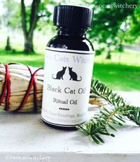 Black cat oil, gamblers oil, goddess bast oil, spell oil