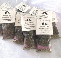 bags of rekindle love spell herbs for magick
