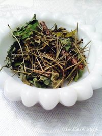 bowl of love spell herbs
