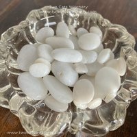 Quartz Crystals in glass bowl