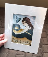 Art print of a mermaid
