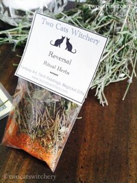 Reversal Spell Herbs in a bag