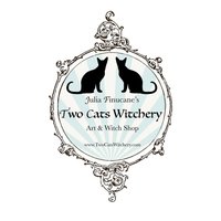 two cats witchery shop logo