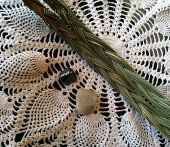 Sweetgrass Braid for Energy Cleansing and Home Blessings