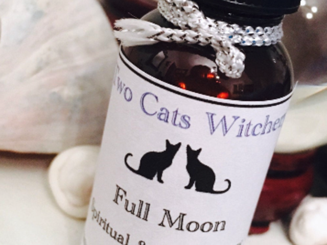 Full Moon Alchemy Oil, spell oil, moon Magick