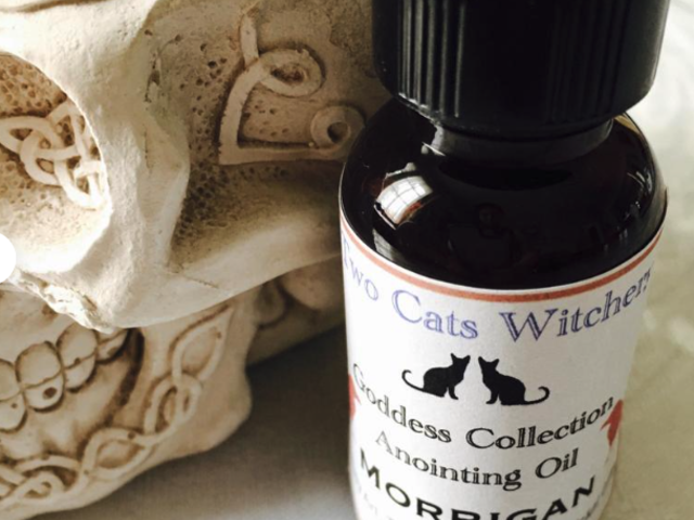 the morrigan spell oil Wiccan ritual