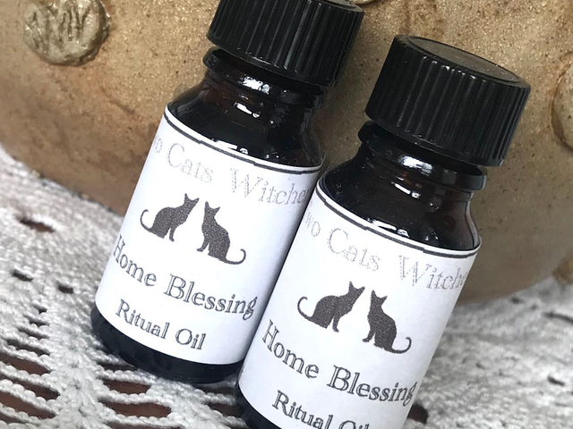 Home blessings oil, smudge sage oil